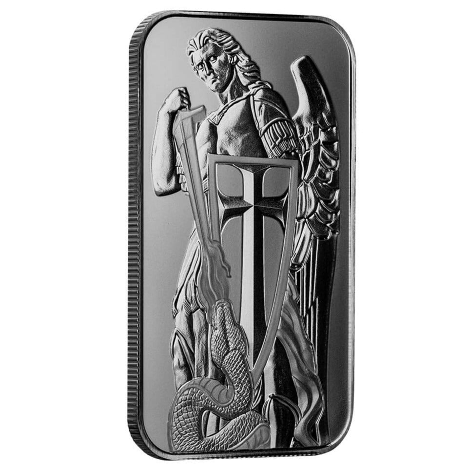 
                  
                    Archangel Michael 1oz Silver Bar
                  
                