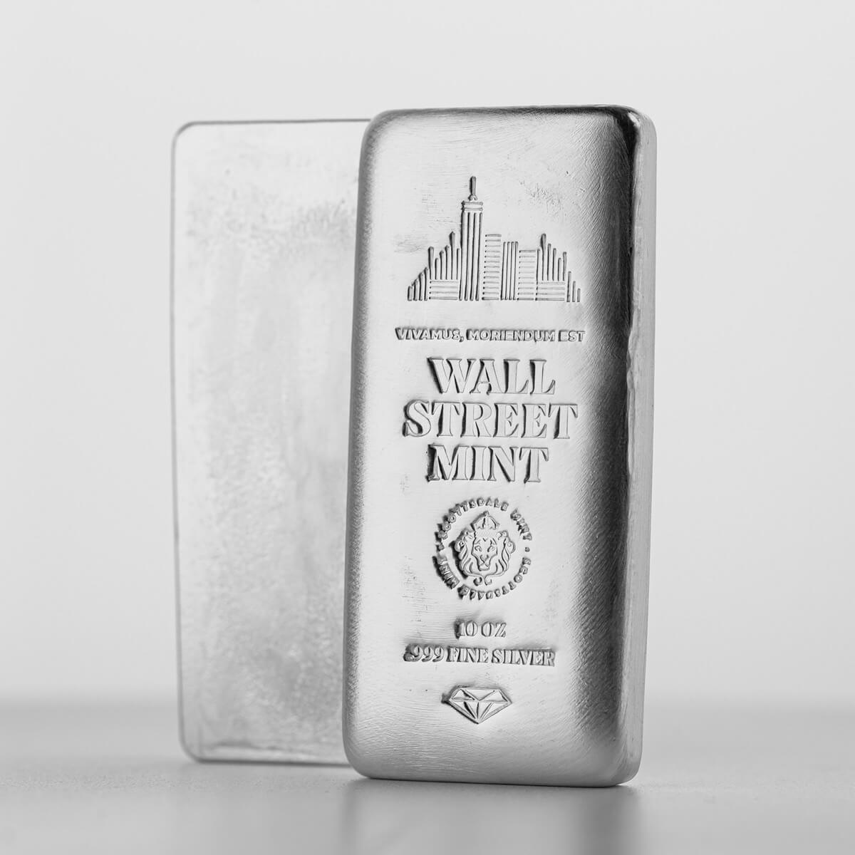 
                  
                    Wall Street Mint 10oz Silver Bar
                  
                