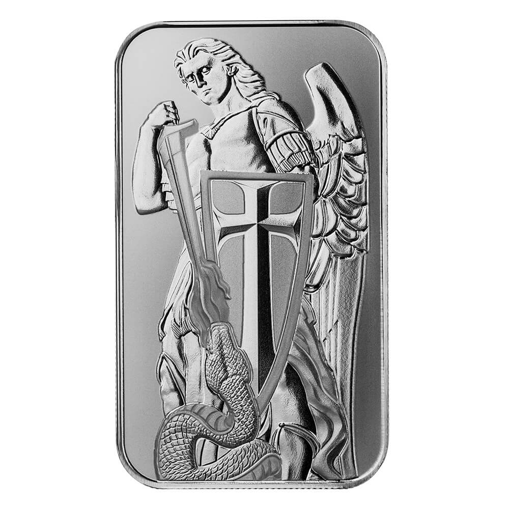 
                  
                    Archangel Michael 1oz Silver Bar
                  
                