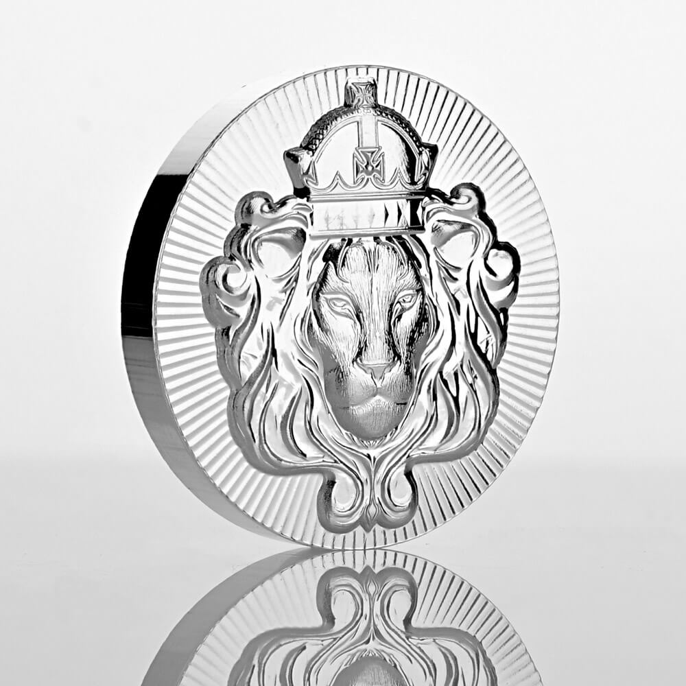 Lion Stacker 2oz Silver Round – Bullion Club