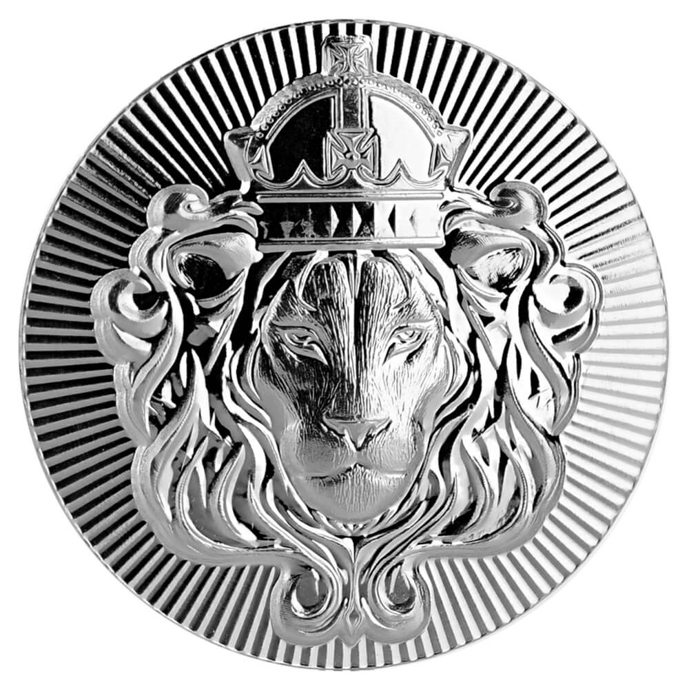 Lion Stacker 5oz Silver Round